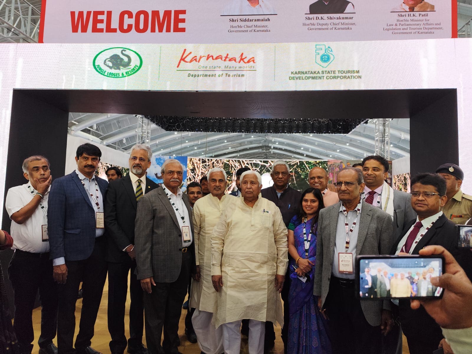officials, kite exhibition, h. k. patil, karnataka, bengaluru, karnataka international travel expo, karnataka international travel expo 2025, kite 2025, bangalore international exhibition center, onlyprathamesh
